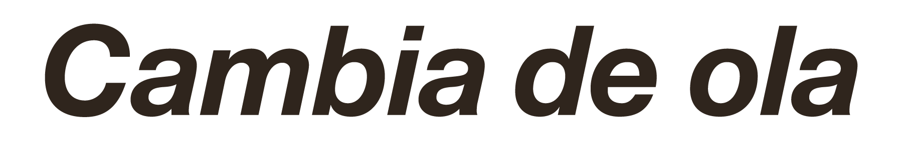 Cambia la ola